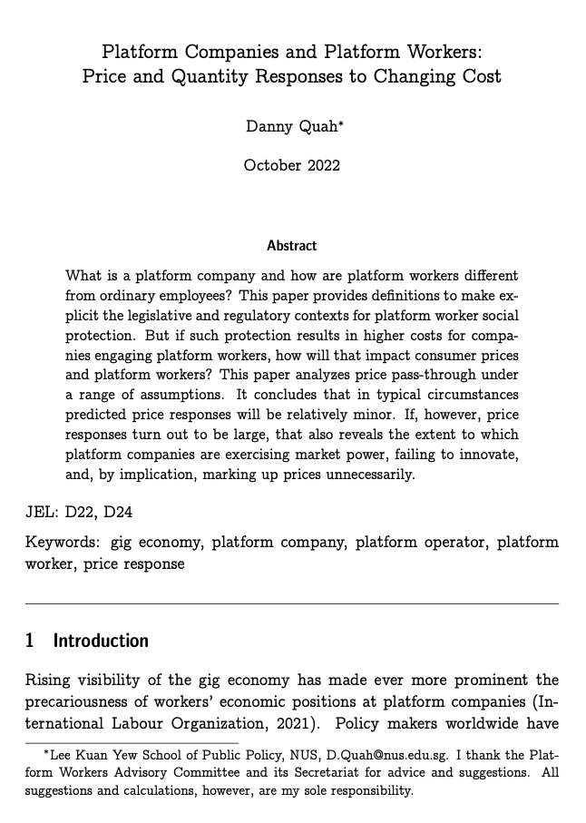 Platform Companies and Platform Workers Responses - titlepage