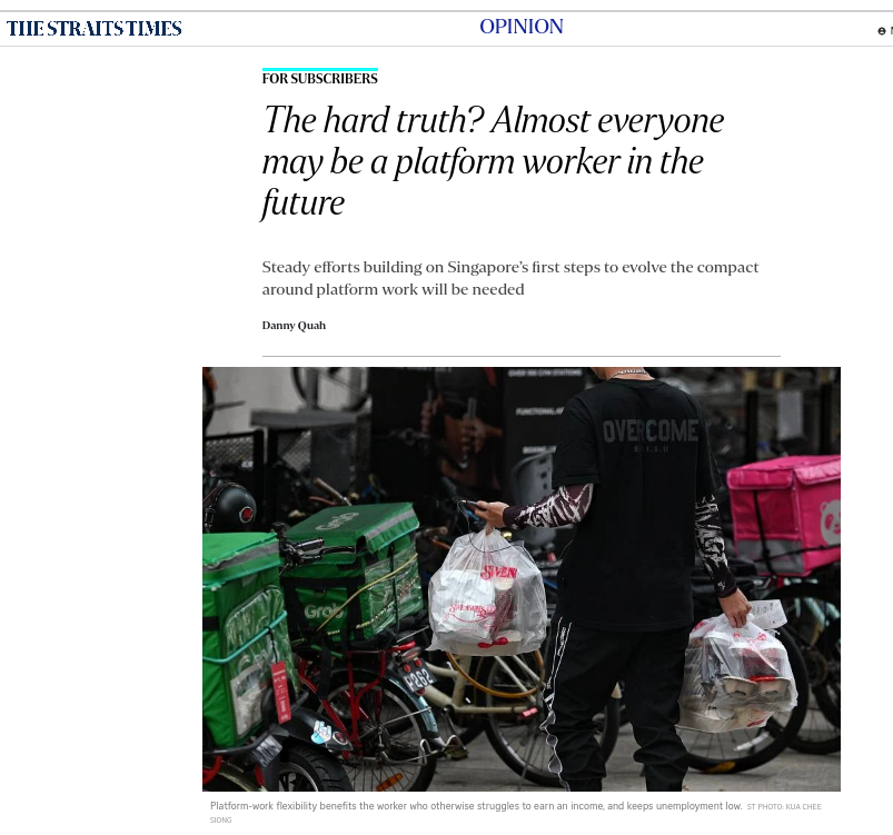 Hard Truth? Everyone is a Platform Worker in the Future - titlepage