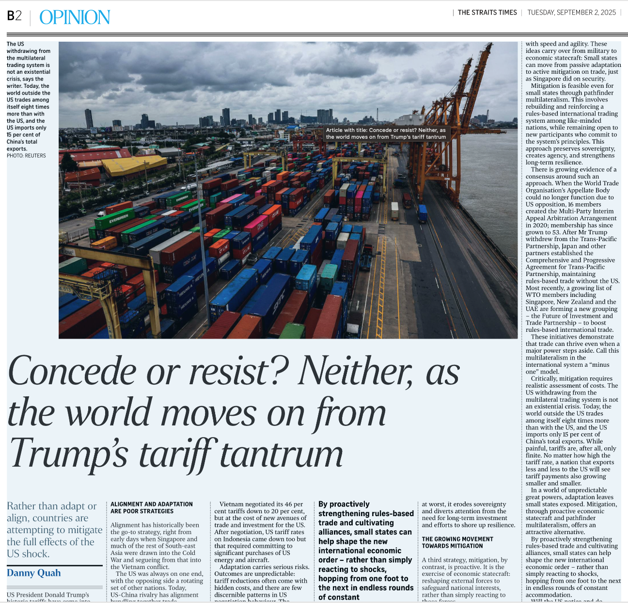 Concede or resist - titlepage