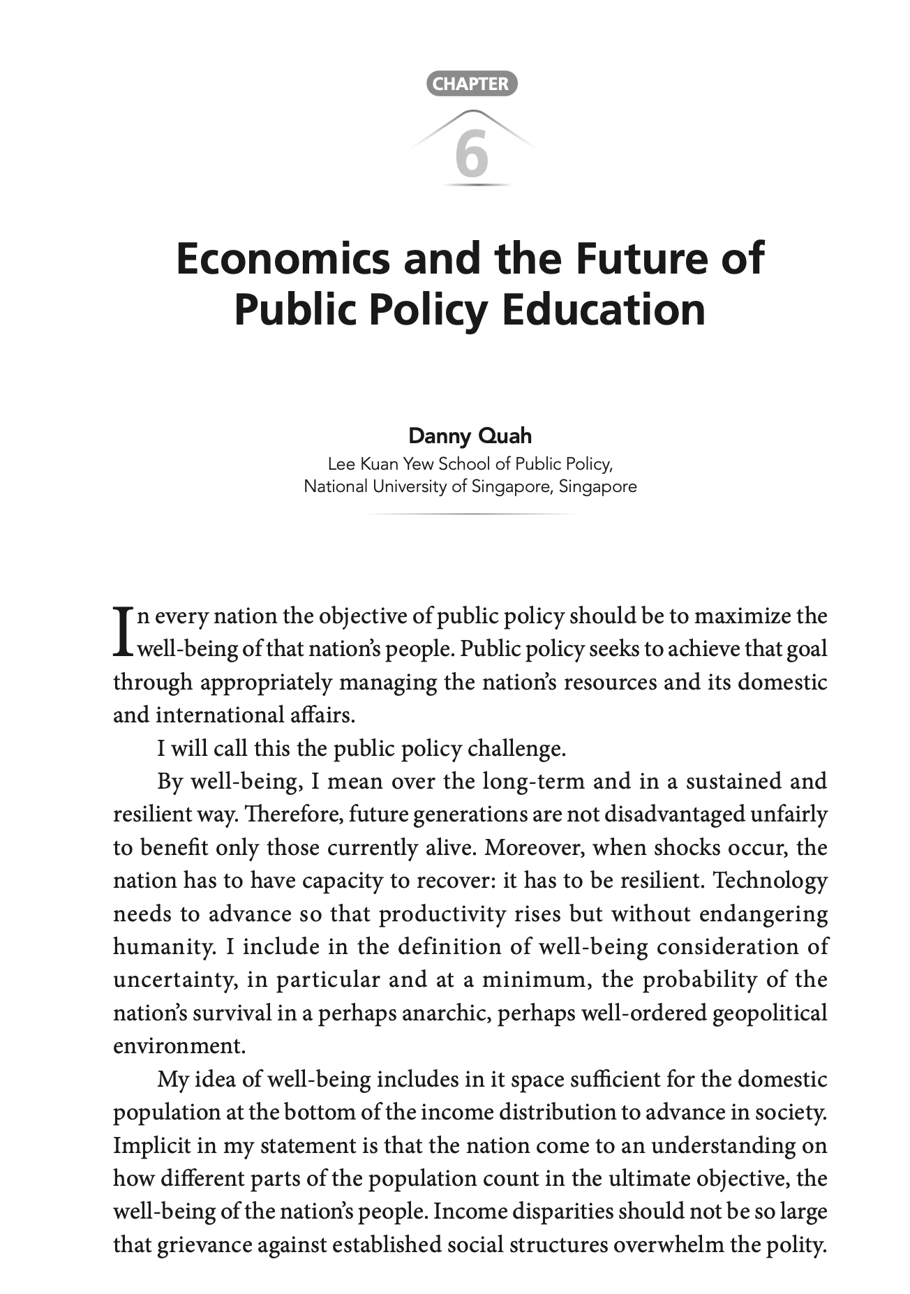 Economics and the Future of Public Policy Education - titlepage